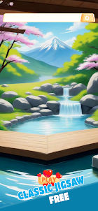 アニメガールジグソーパズル：温泉