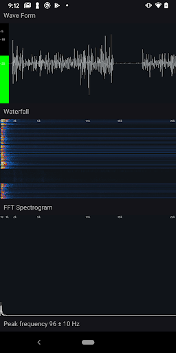 Android application Oscilloscope - Sound Analyzer screenshort