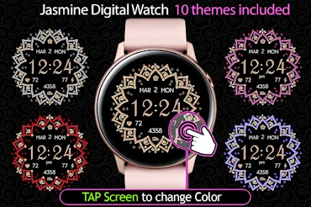 Jasmine Digital Watch