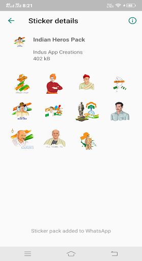 Stickers for Patriotic Indian Screen 3