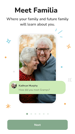 Android application Familia screenshort