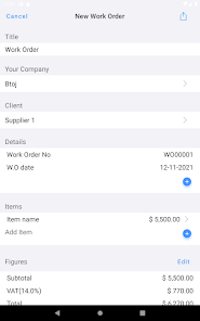 Imágen 8 Work Order Maker, WO Generator android