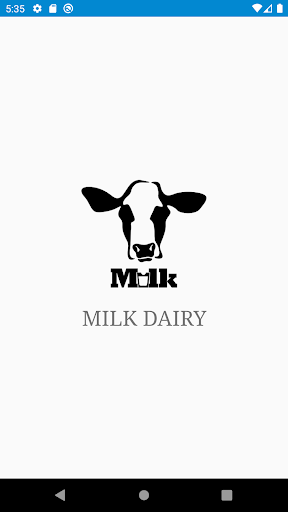 Android application Milk Dairy screenshort