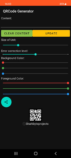 QR Generator Screen 2