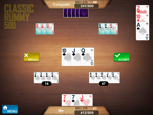 Rummy 500 card offline game 5