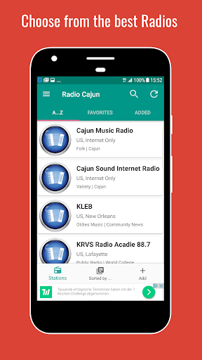 Cajun Music Radio Screen 2