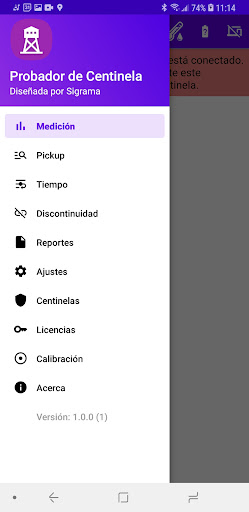 Android application PCS-2.0 Connect screenshort