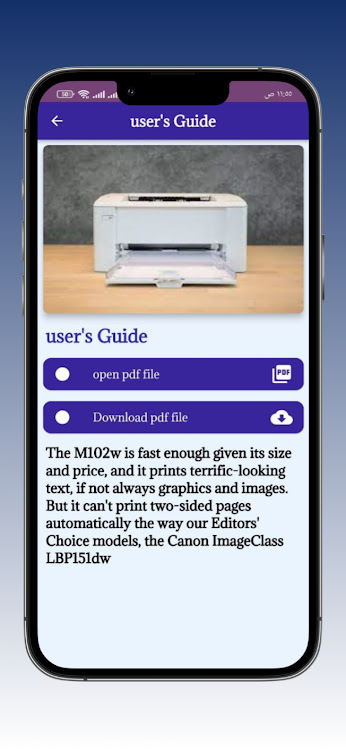 HP LaserJet Pro M102w Guide - 2 - (Android)