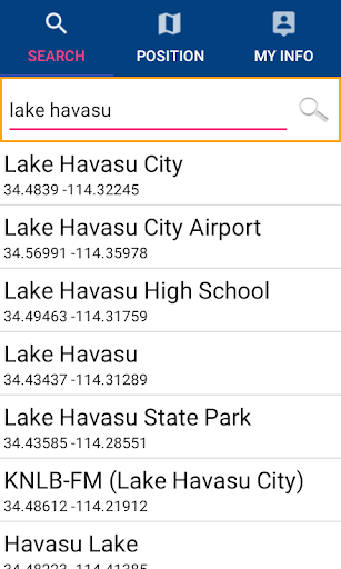 Lake Havasu AZ Offline Charts Screen 2