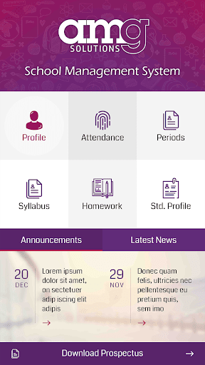 Android application Amg Teachers App screenshort