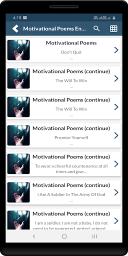 Motivational Poems - English Screen 2
