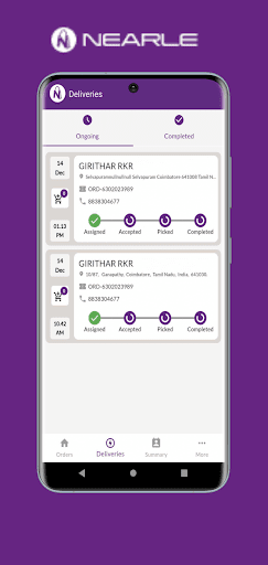 Nearle Admin Screen 2