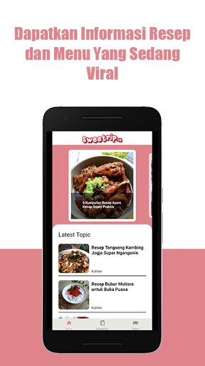 Android application Sweetrip - Resep Masakan dan L screenshort