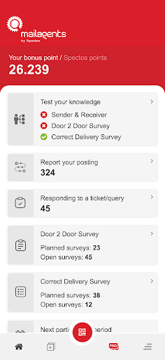 Android application Spectos Mailagents screenshort