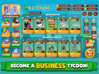 Holyday City Tycoon: Idle Reso Screenshot