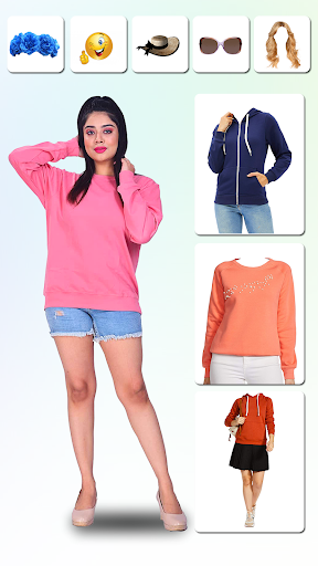 Women Sweatshirt Photo Editor