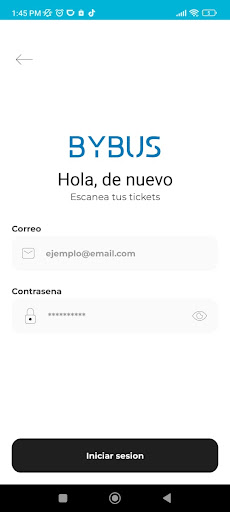 ByBus Scanner Screen 2