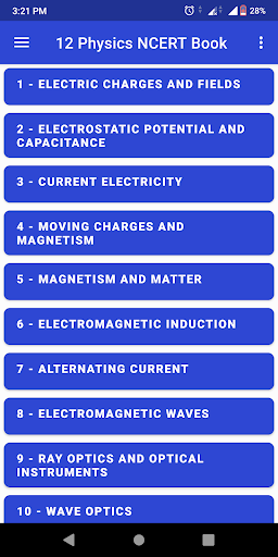 12 Physics NCERT Book Screen 2