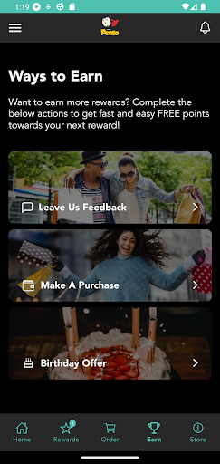 Screenshot of Pengo Drink Station Rewards