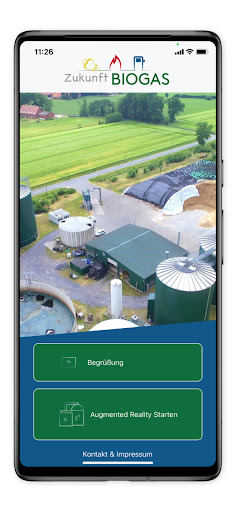 Android application Zukunft Biogas screenshort