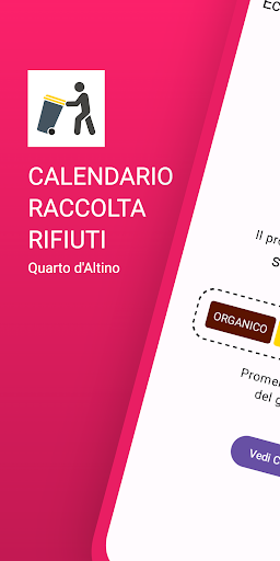 Android application EcoCalendario Quarto d'Altino screenshort