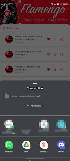Músicas do Flamengo Screen 3