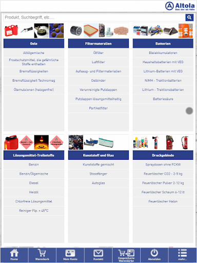 Altola Shop Screen 3