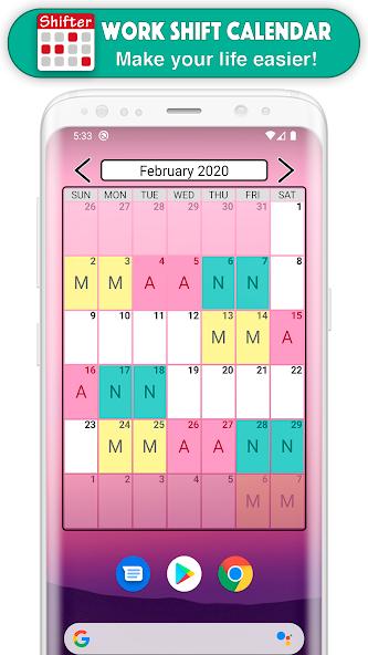 Work Shift Calendar Printscreens 7