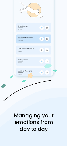 Android application MeditBe: Mindfullness & Sleep screenshort