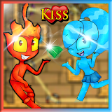 Ice Girl And Fireboy Kiss-Heart Love-Light Temple icon