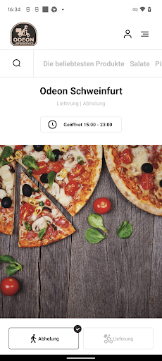 Android application Odeon Schweinfurt screenshort