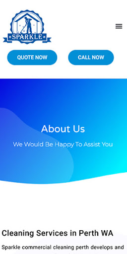 Sparkle Commercial Cleaning Screen 2
