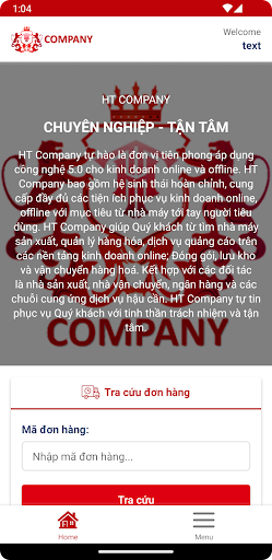 Android application HT Company screenshort