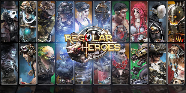 Regular Heroes - Steampunk Card Game (CCG) Varies with device screenshots 1