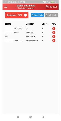 Android application BSG Digital Dashboard screenshort