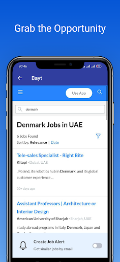 Denmark Jobs Hub Screen 3