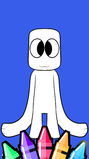 rainbow friends coloring book