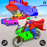Superhero Car Bike Transport Truck: Helicopter Sim Apk