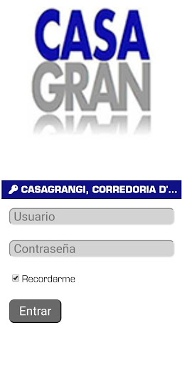 Android application Casagrangi App screenshort