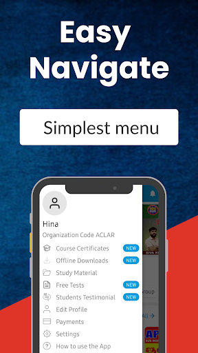 Android application SVS EXAMS screenshort