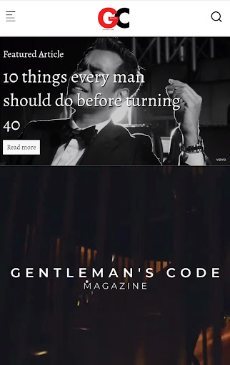 Gentlemans Code Magazine Screen 2