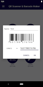 QR Scanner & Barcode Generator