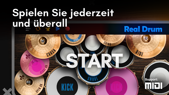 Real Drum: schlagzeug spielen Captura de pantalla