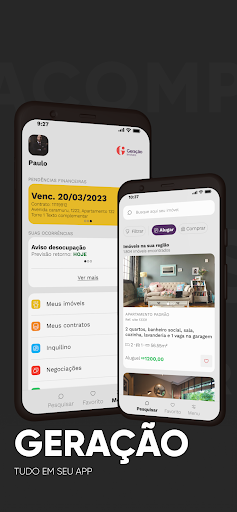 Android application Geração Imóveis screenshort