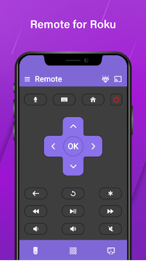 Remote Control for ROKUs, Cast and Screen mirror
