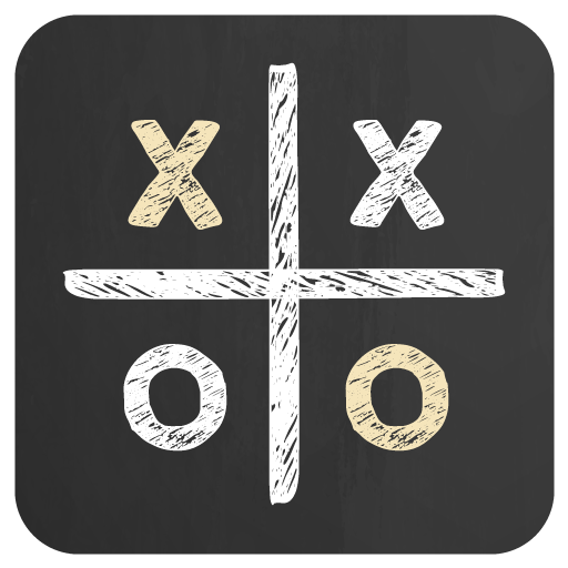 Tic Tac Toe Blackboard logo