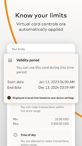 Captura de pantalla de Mastercard In Control Pay