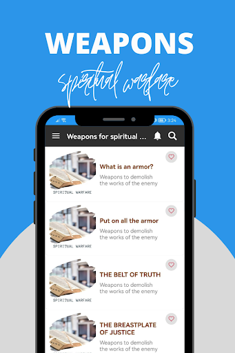 Android application Spiritual Weapons Biblical screenshort