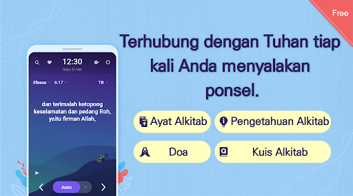 Android application BitBible (Alkitab, Kitab Suci) screenshort