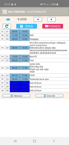 mPerun Screen 2